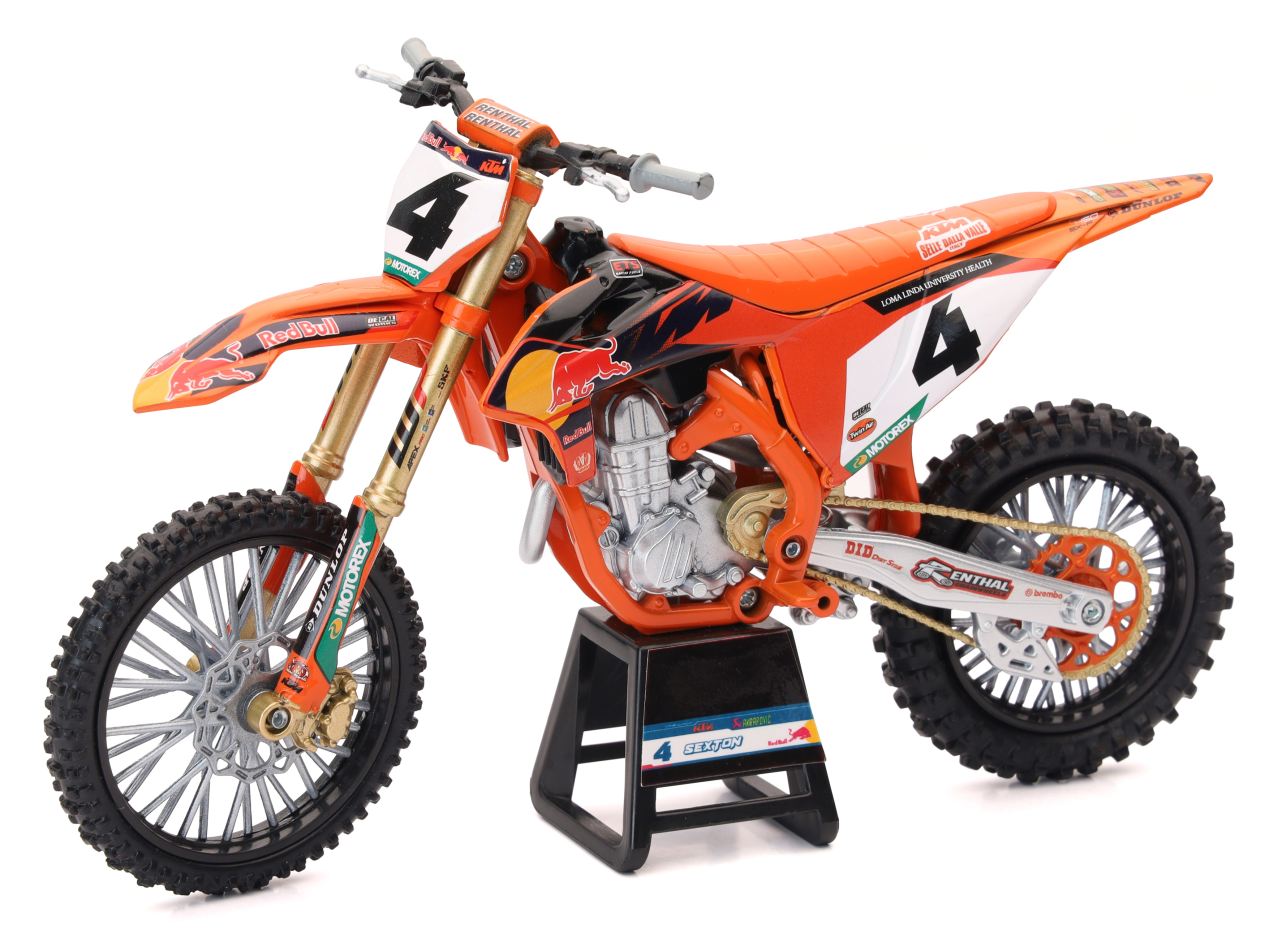 NEW RAY Mini Modell KTM 450 SX-F 2024 Chase Sexton #4, 1:12