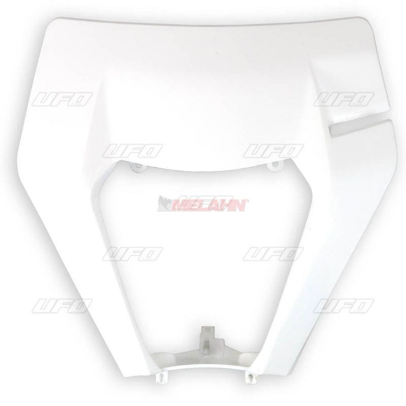 UFO Lampenmaske ohne Scheinwerfer für KTM EXC 2017-2019, weiß