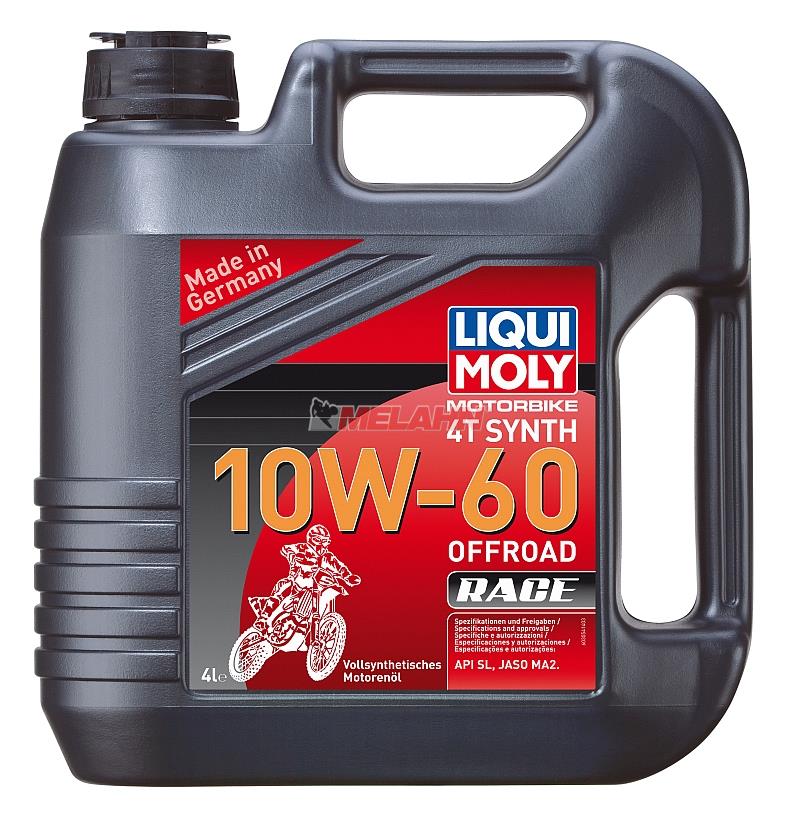 LIQUI MOLY Motoröl: 4T Synth 10W-60 Offroad Race, 4l