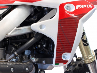 AXP Aluminium-Kühlerschutz (Paar) für Yamaha WR 250 F 20-24 / 450 F 19-23, silber