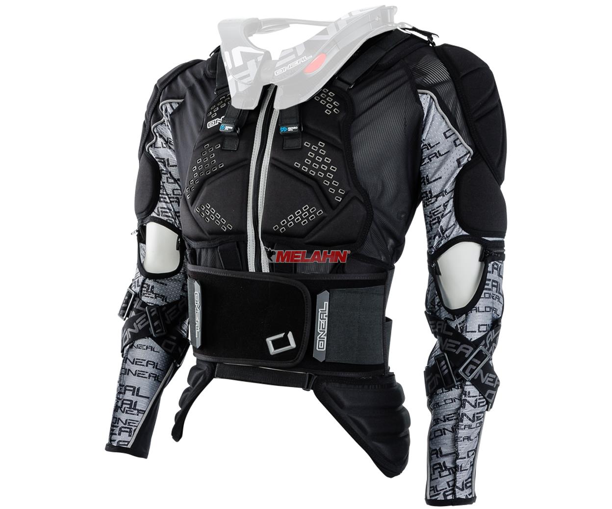 ONEAL Protektorenjacke: Madass, schwarz/grau