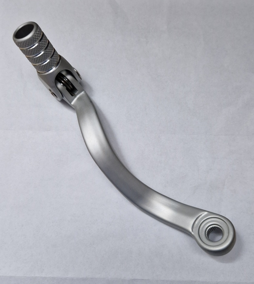 EMGO Aluminium-Schalthebel für KTM 250/300 EXC/SX 1990-2004, silber