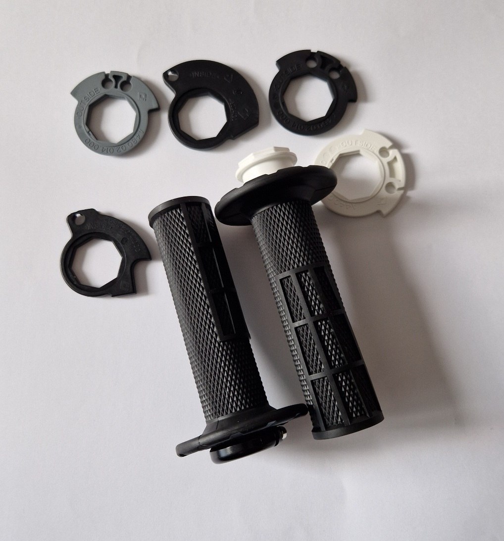 KTM/ODI Griff (Paar): Lock-On mit Loch, 125-500 SX 2023- / EXC 2024-, schwarz