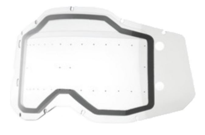100% Doppelglas Roll-Off-System Forecast für Racecraft/Accuri/Strata (2. Generation), klar