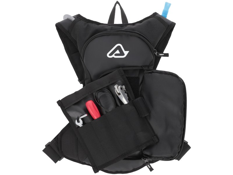 ACERBIS Trinkrucksack: Acqua 2 Liter, schwarz/weiß
