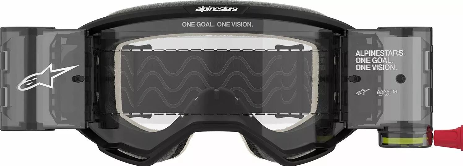 ALPINESTARS Brille: Vision 5 Corp Roll-Off, schwarz/weiß