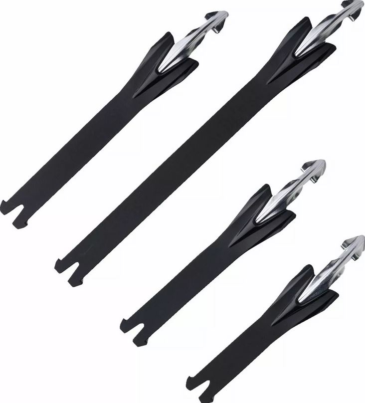 ALPINESTARS Laschen-Set: Tech 7 (4 Stück) ab Modell 2025, schwarz