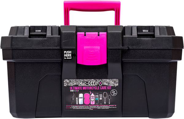 MUC-OFF Ultimate-Motorrad-Reiniger-Set in der Tool-Box, 10-teilig