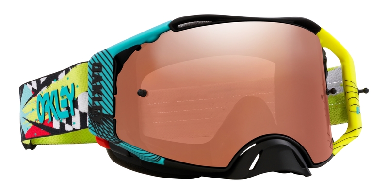 OAKLEY Brille: Airbrake Prizm MX Jeffrey Herlings Signature Series, schwarz/gelb black-iridium