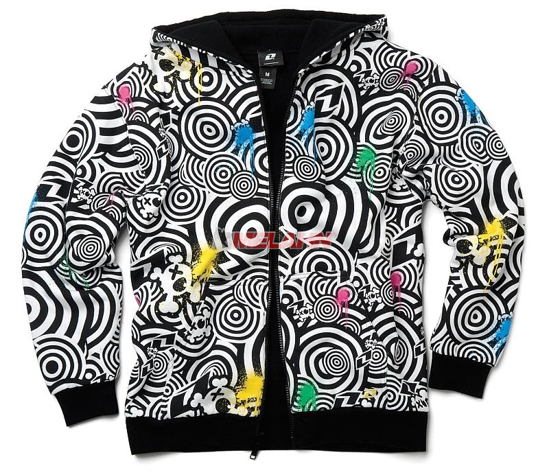 ONE Kids Zip-Hoody reversible, schwarz