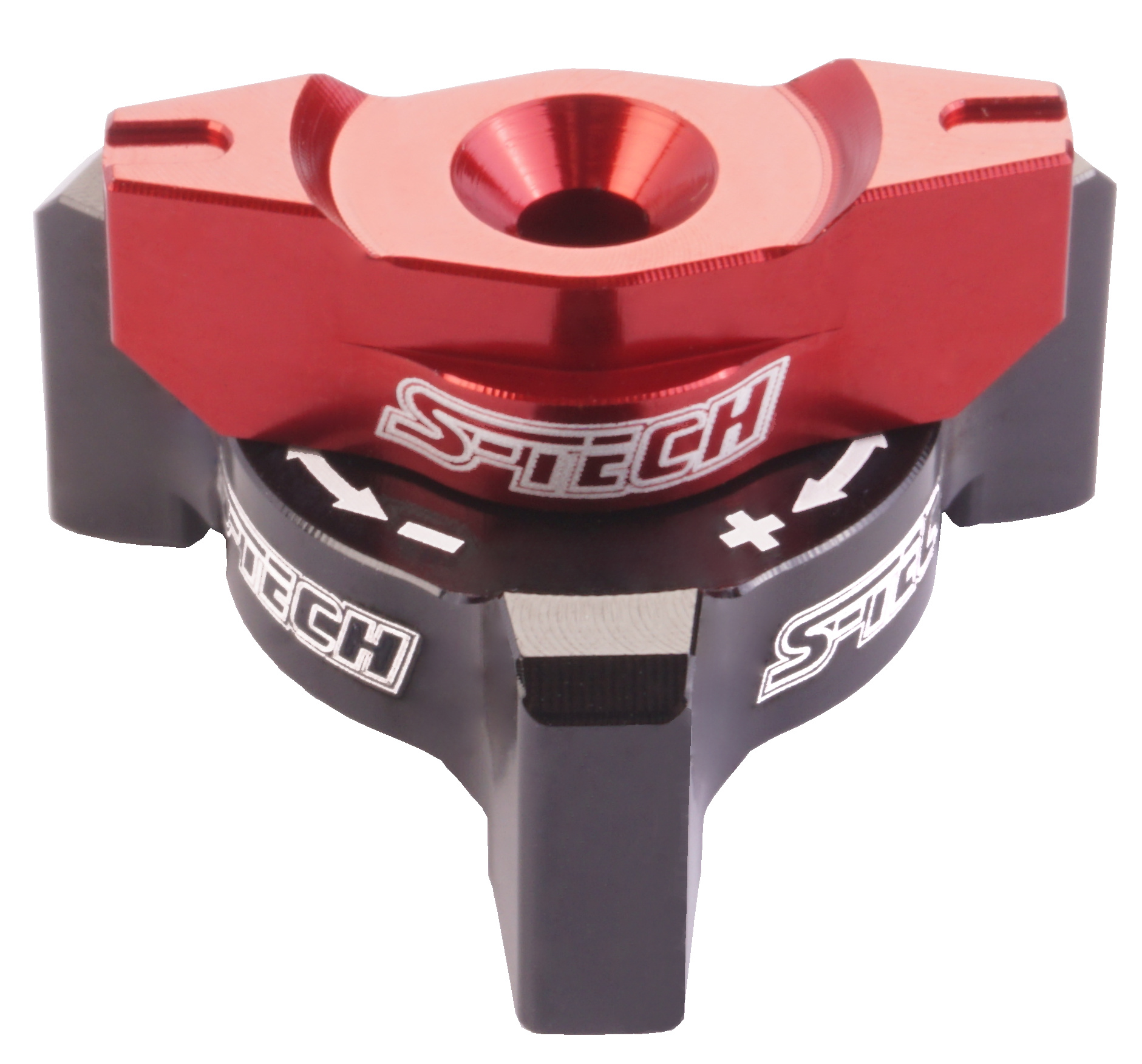 S-TECH Factory Druckstufenversteller passend für WP ab 2023-, rot/schwarz
