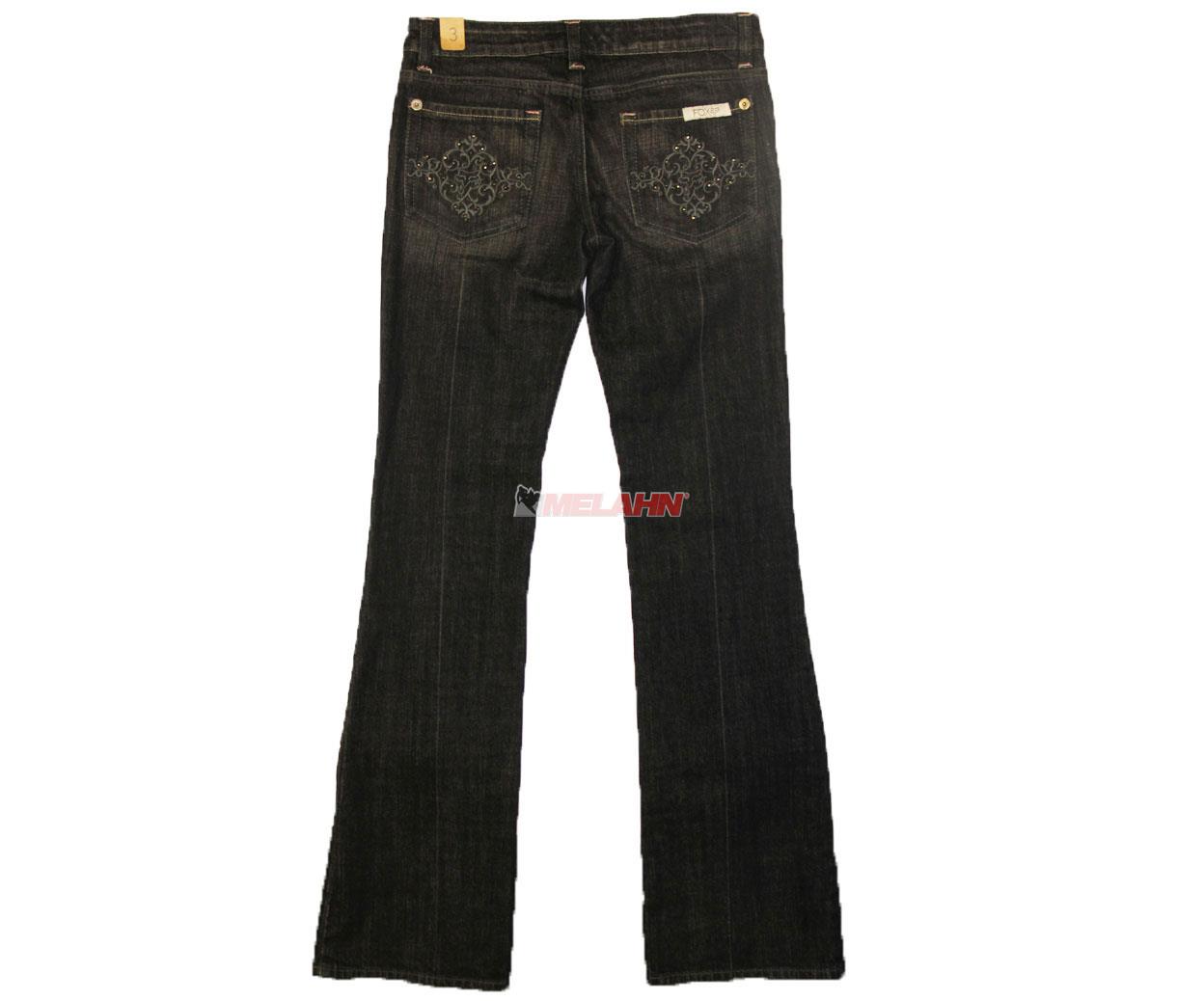 FOX Girls Jeans: Bril, schwarz, Gr. 3/36