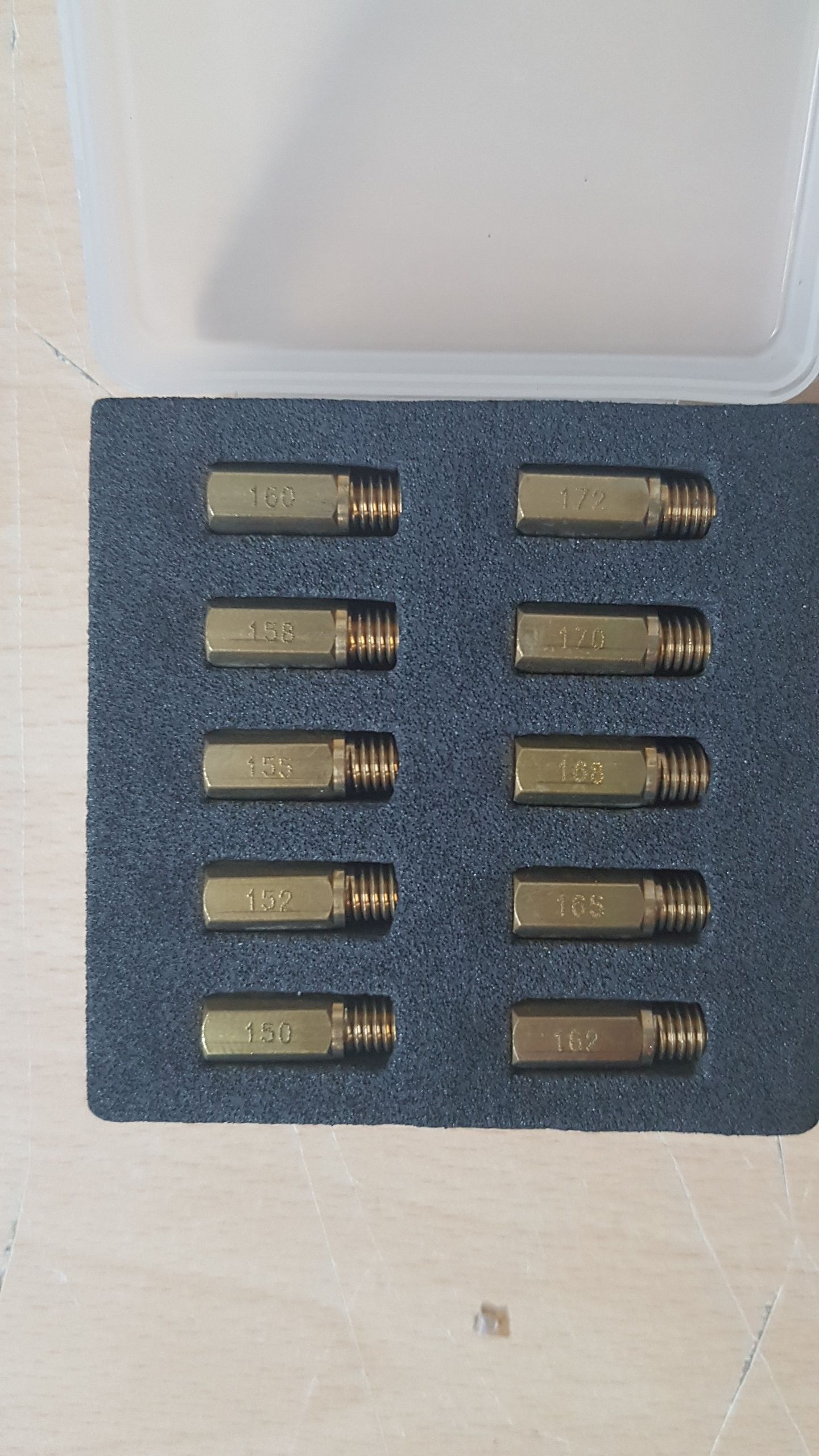KEIHIN Hauptdüsen-Kit PJ/PWK/FCR (150-172)