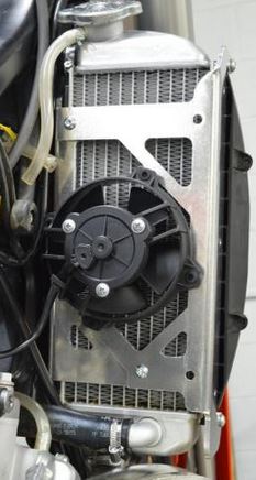 ENDURO ENGINEERING Aluminium-Kühlerschutz (Paar) für KTM SX-F 16-18 / EXC-F 17-19 / Husqvarna FC/TC