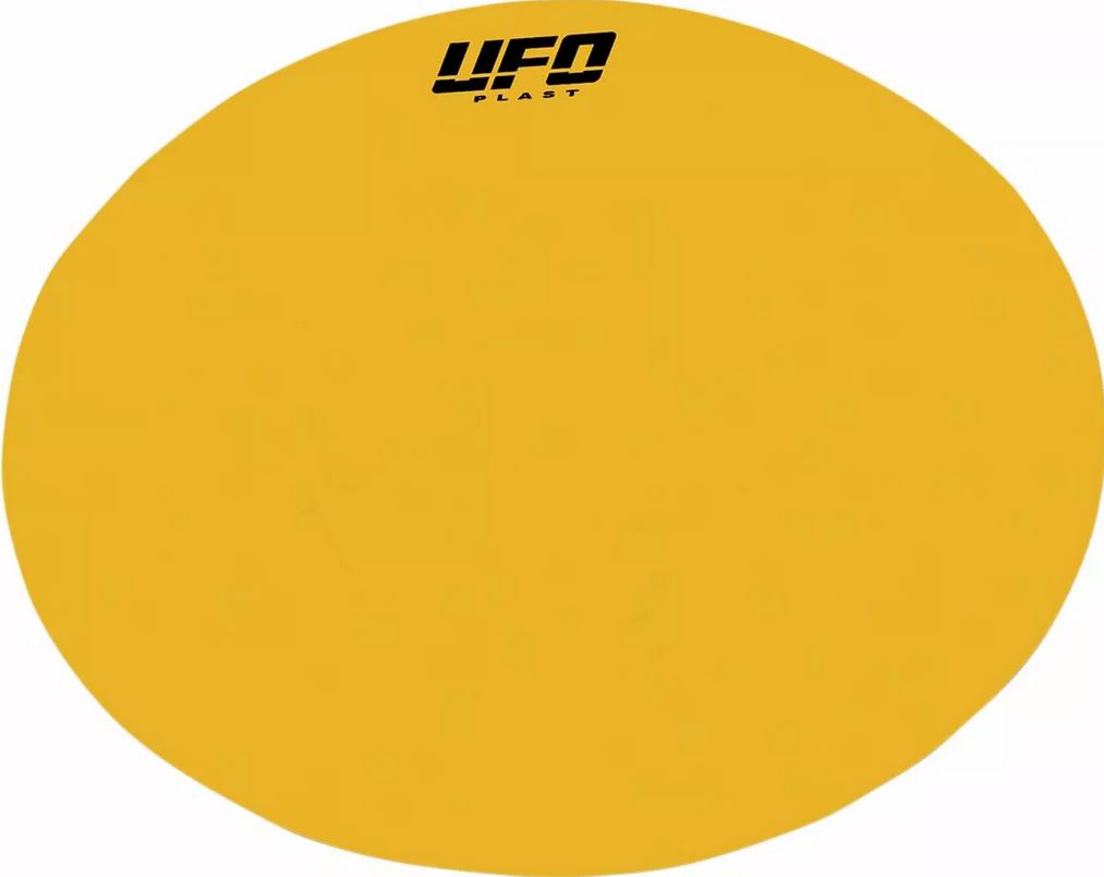 UFO Classic-Starttafelfolie rund, gelb