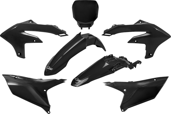 UFO Plastik-Kit für YAMAHA YZF 250 2024- / 450 2023-, schwarz