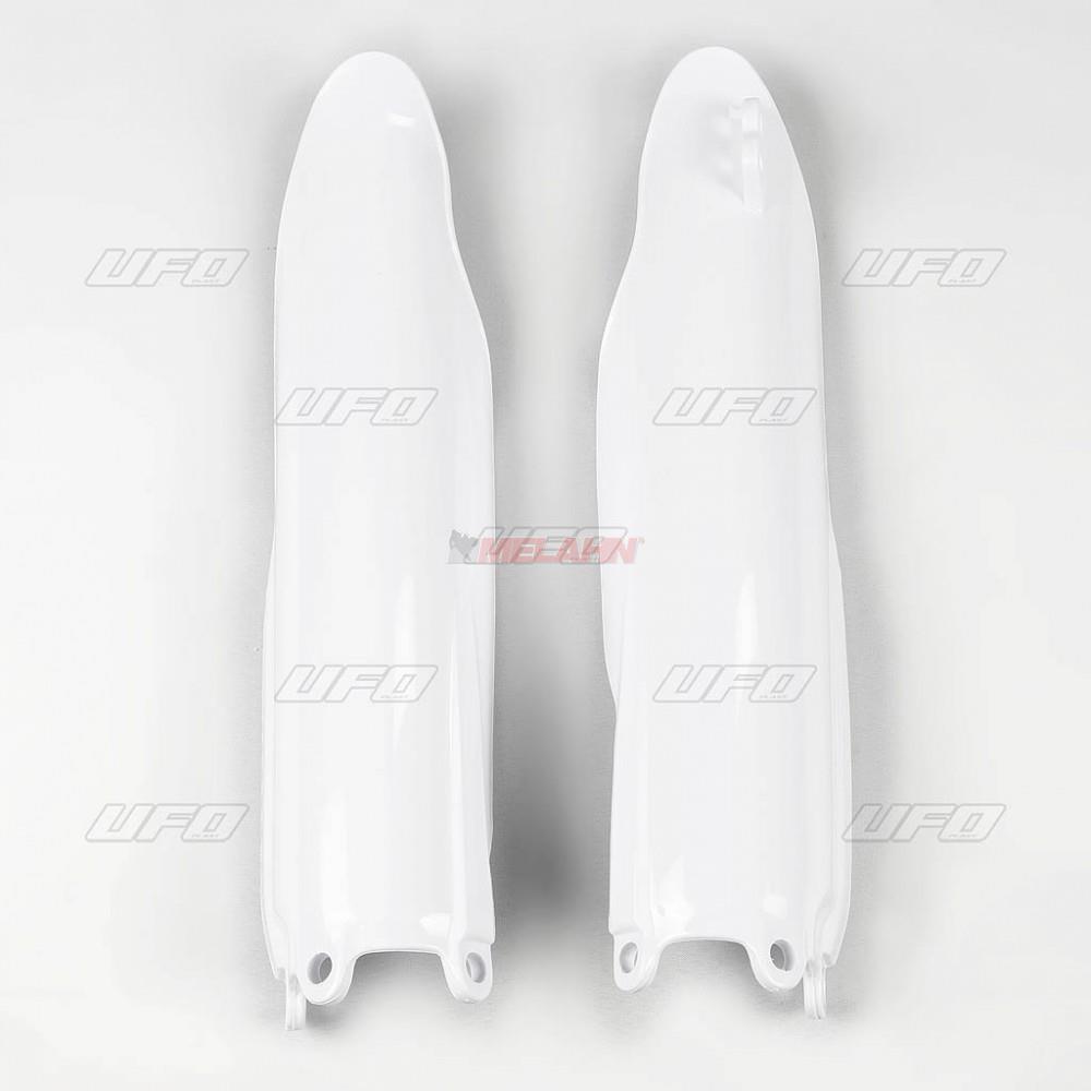 UFO Gabelschutz (Paar) für YAMAHA YZ 125/250 2008-2021 / YZF 250/450 2008-2009, weiß