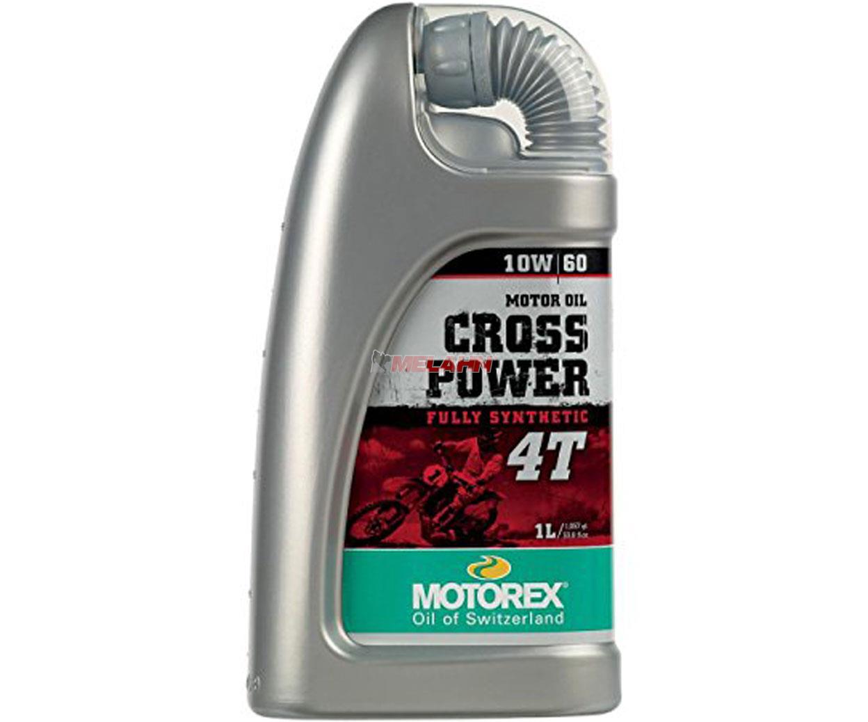 MOTOREX Cross Power 4T 1l, 10W-60 vollsynthetisch