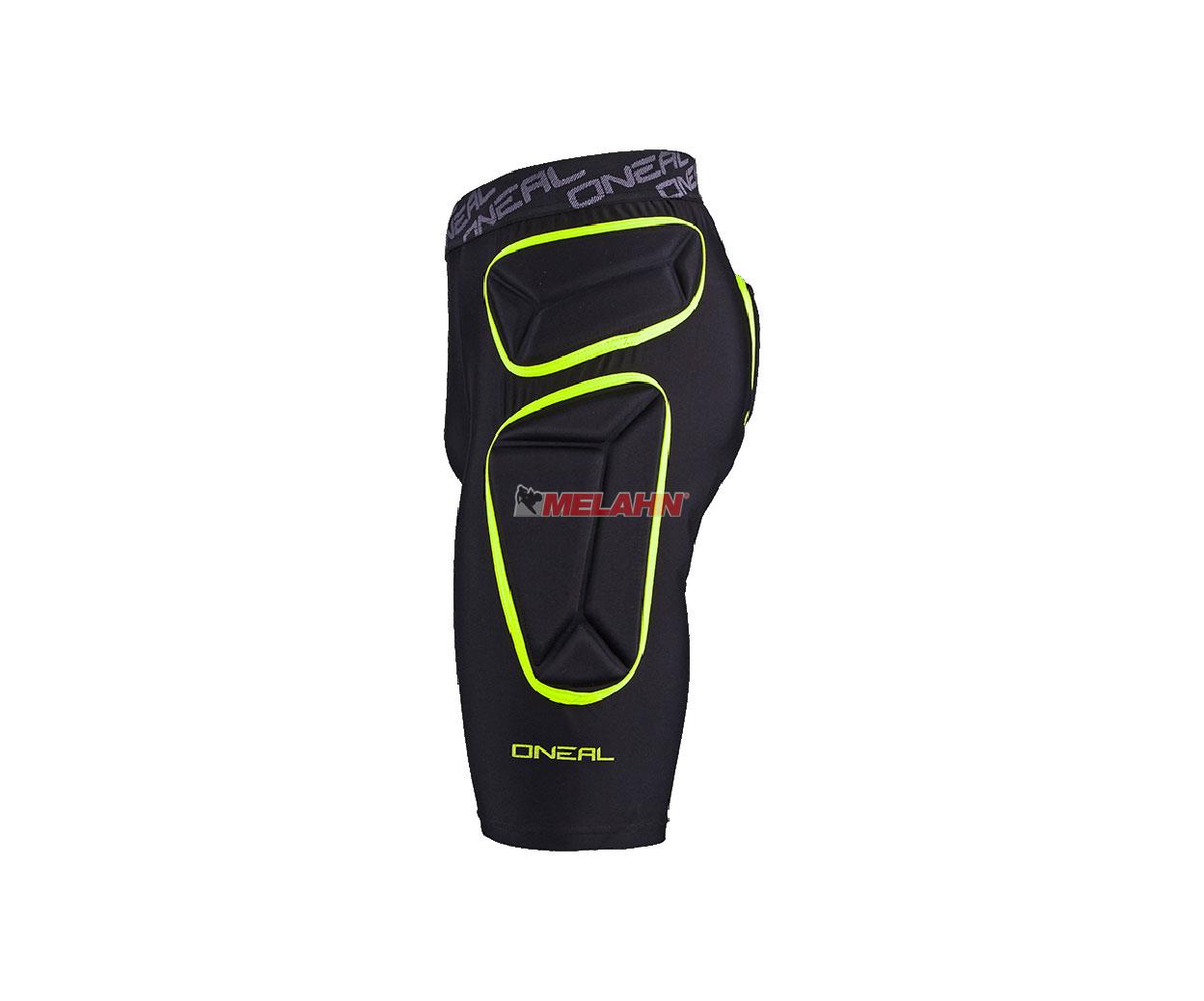ONEAL Protektorenhose: Trail, kurz, lime/schwarz