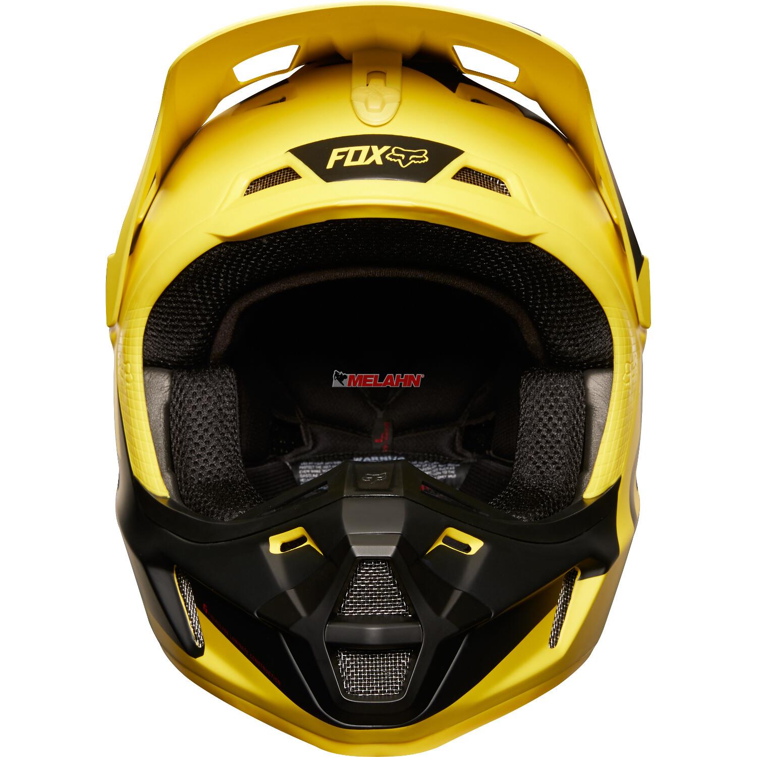 FOX Helm: V2 Mastar, gelb