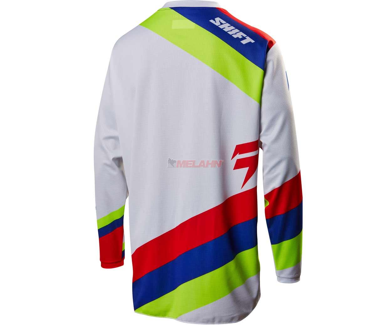 SHIFT Jersey: Whit3 Tarmac, weiß