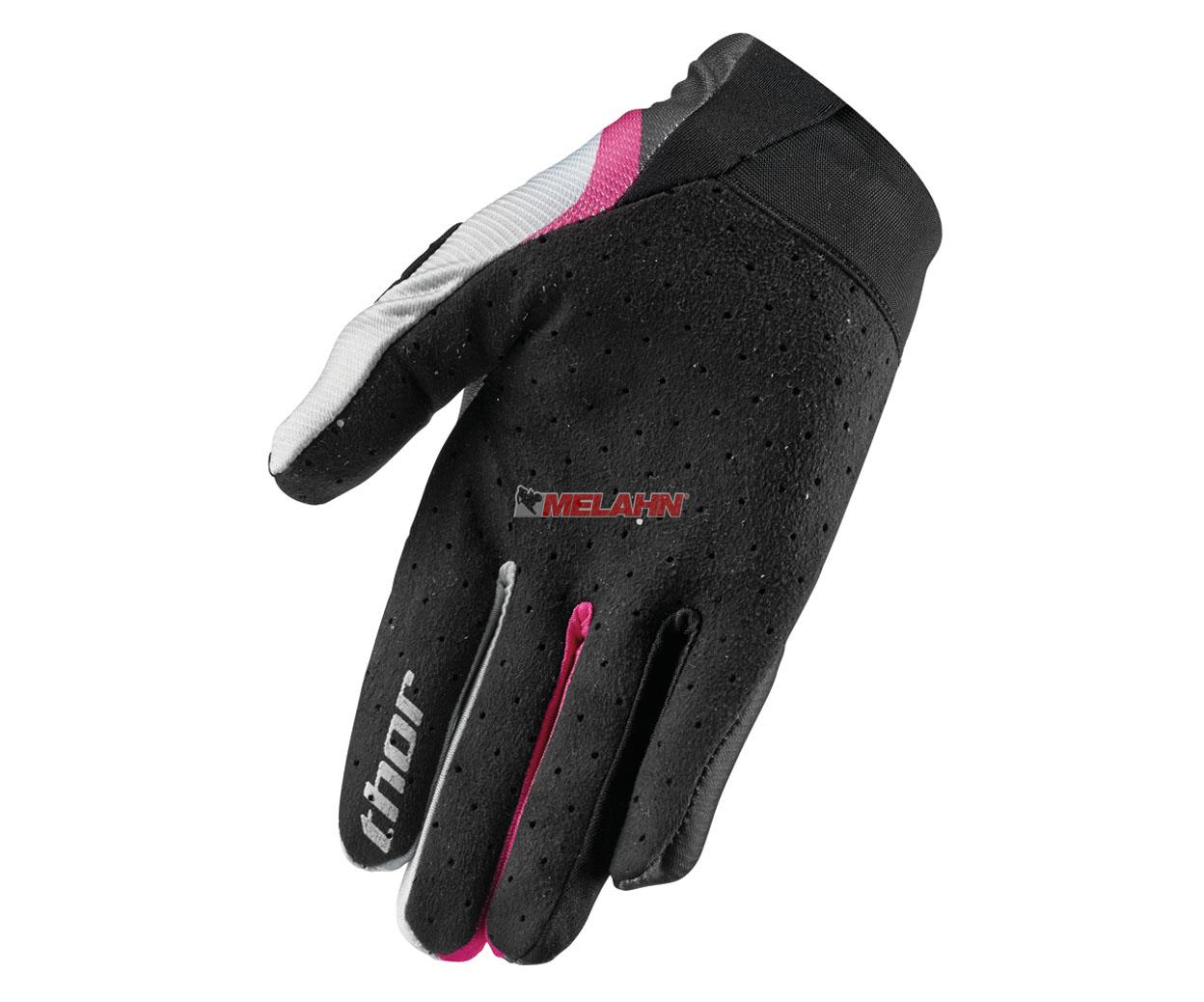THOR Girls-Handschuh: Void, pink/schwarz