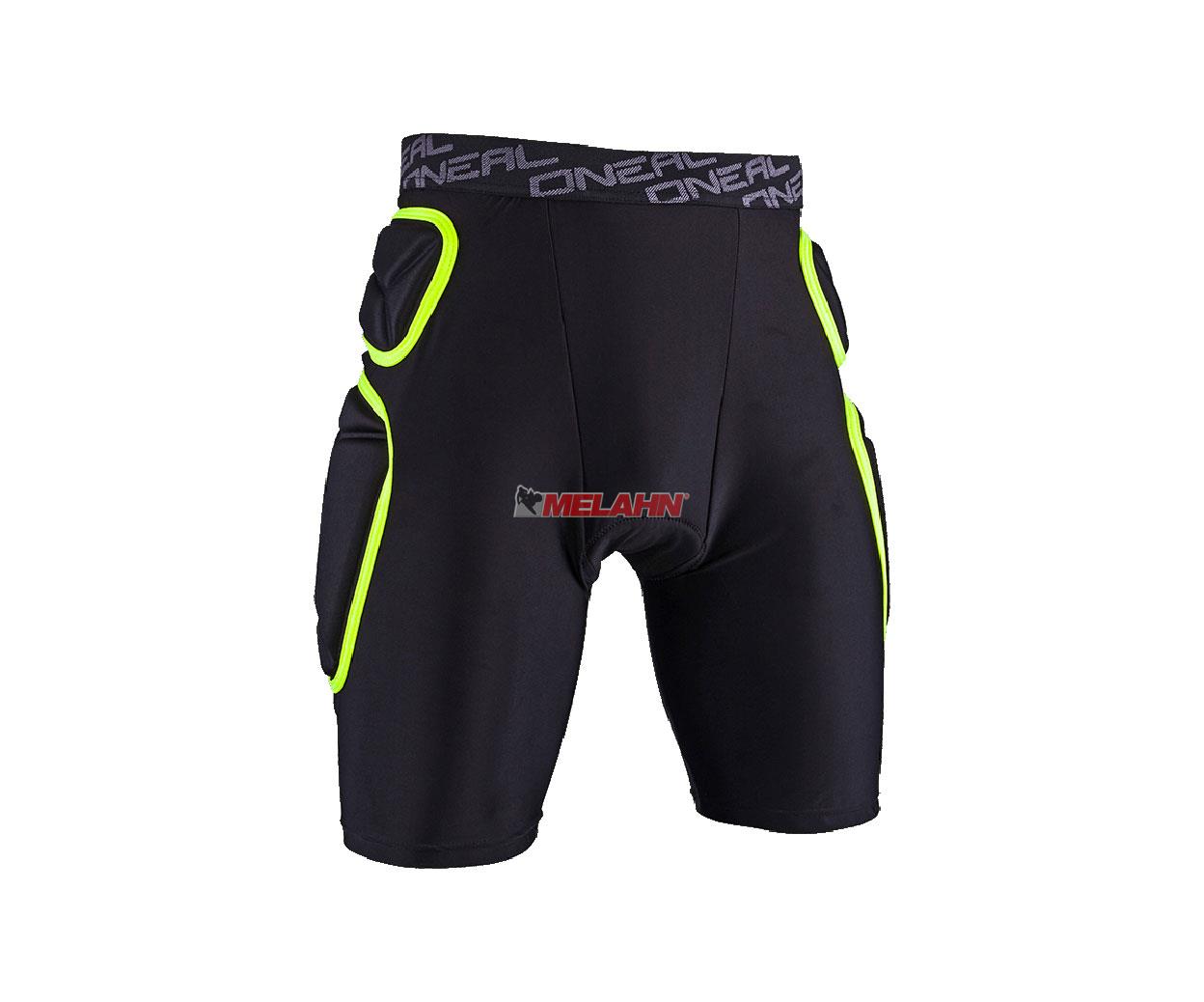 ONEAL Protektorenhose: Trail, kurz, lime/schwarz