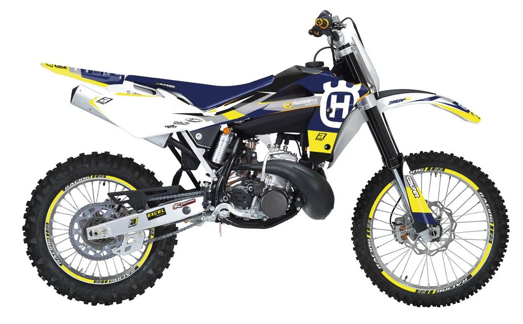 BLACKBIRD Dekor-Kit Husqvarna für CR/WR 125 06-08 / WR 250/300 06-13, blau