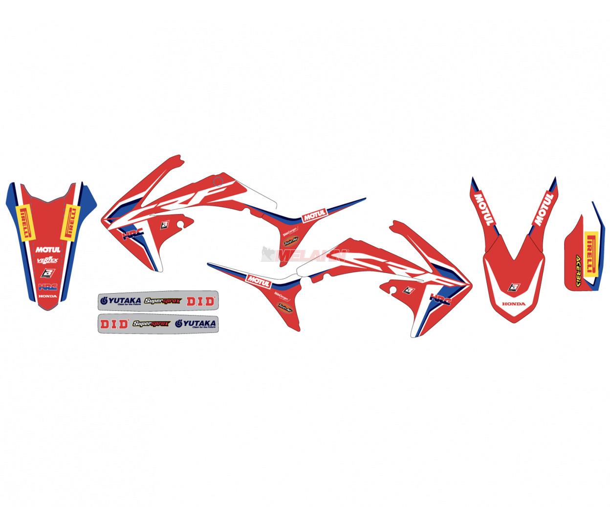 BLACKBIRD Replica-Kit: Honda HRC, CRF 250 10-13 / 450 09-12