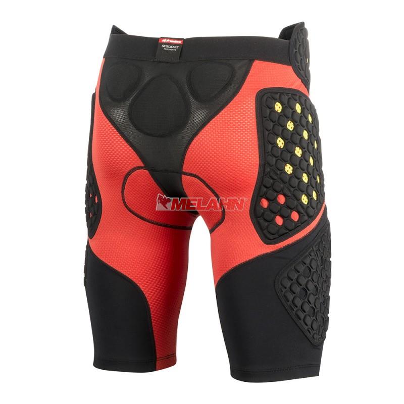 ALPINESTARS Protektorenhose: Sequence Pro Short, schwarz/rot