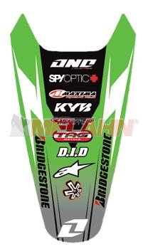 ONE Kotflügelaufkleber hinten KXF 250 2004-2005