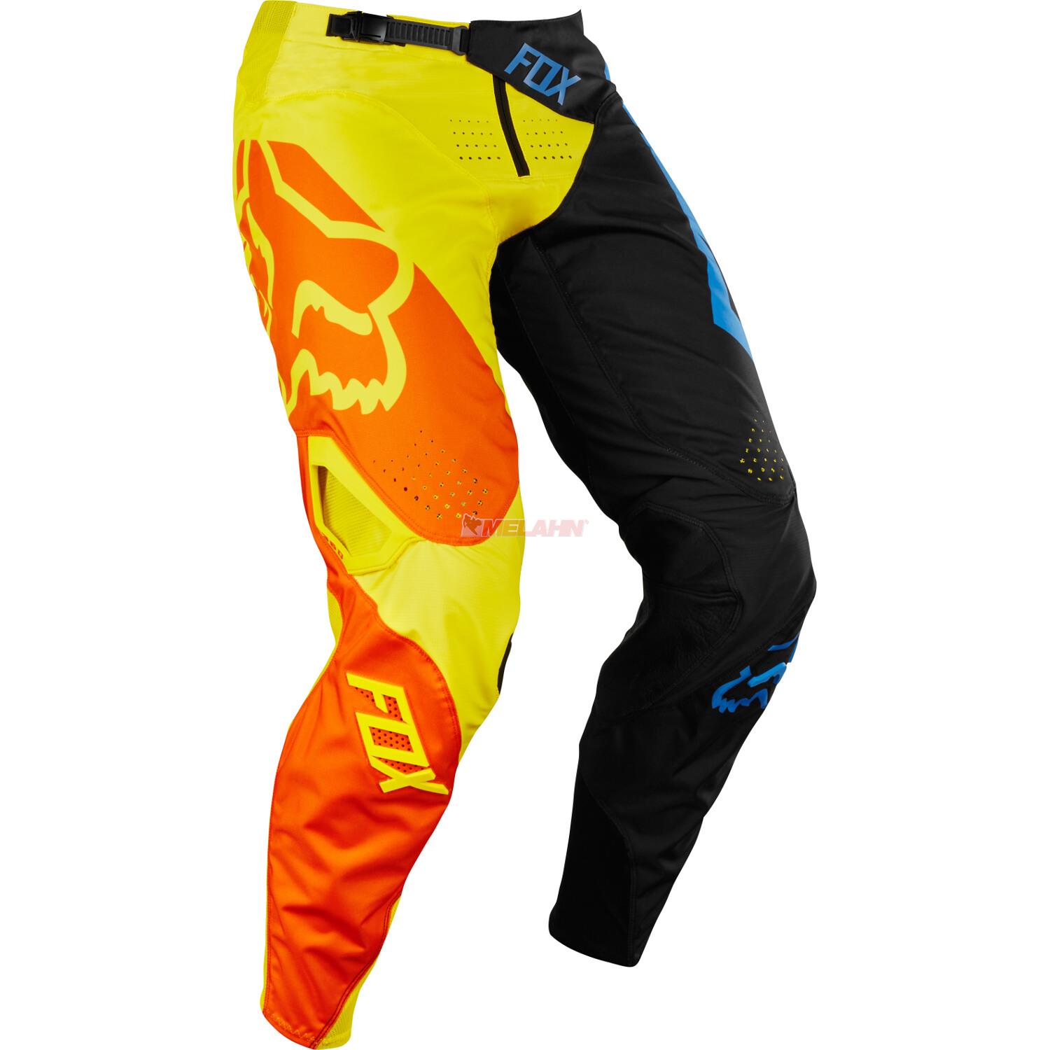 FOX Hose: 360 Preme, schwarz/gelb
