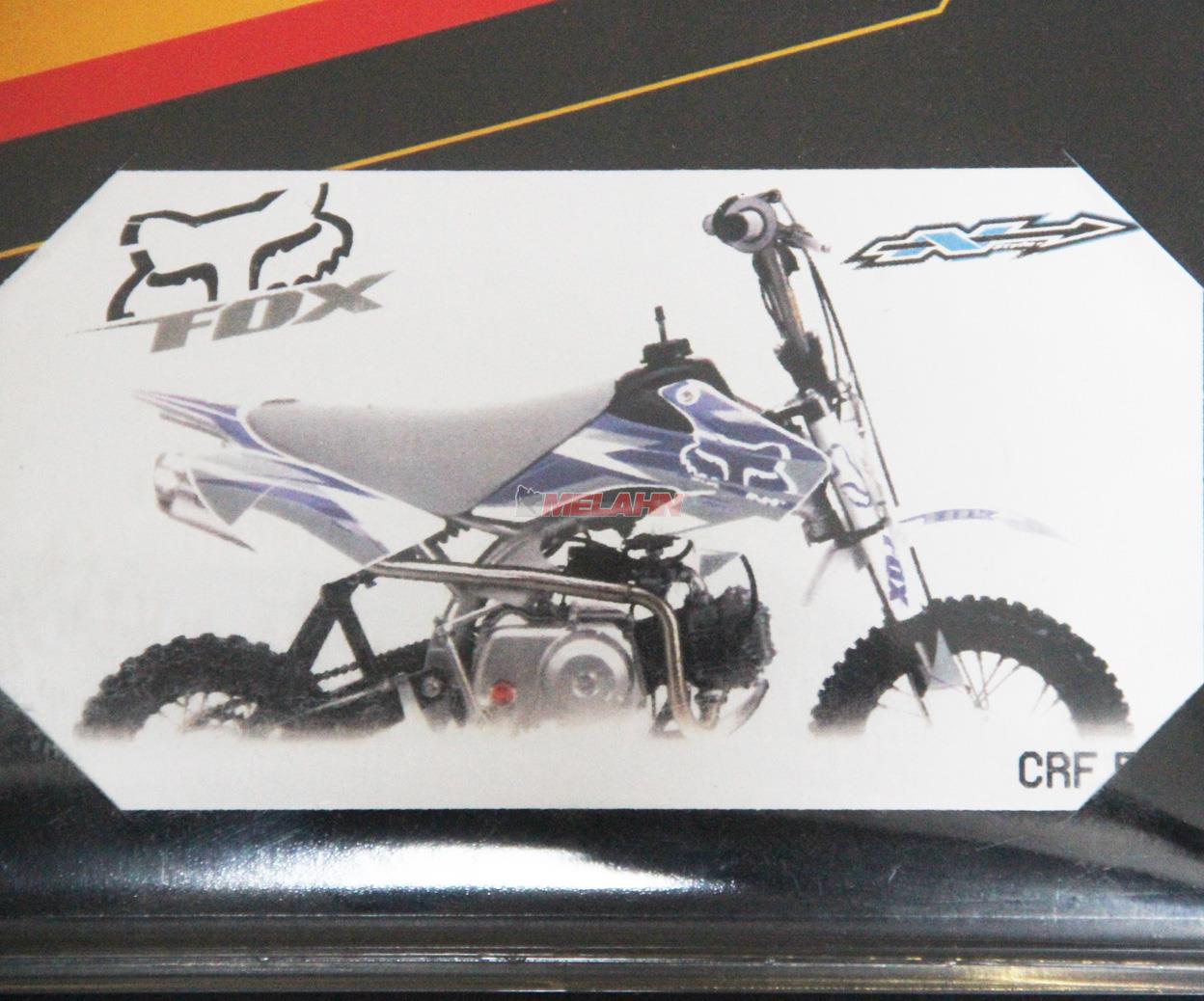 N-STYLE Tankdekor FOX CRF 50, blau