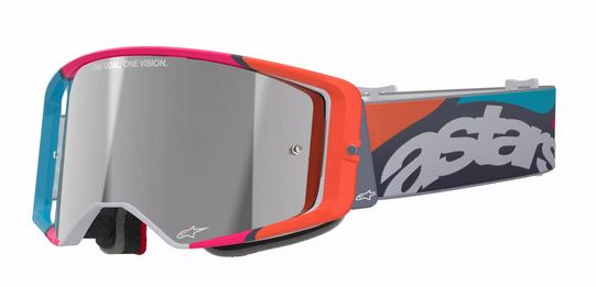 ALPINESTARS Brille: Supertech Stream ABS, grau silber-verspiegelt