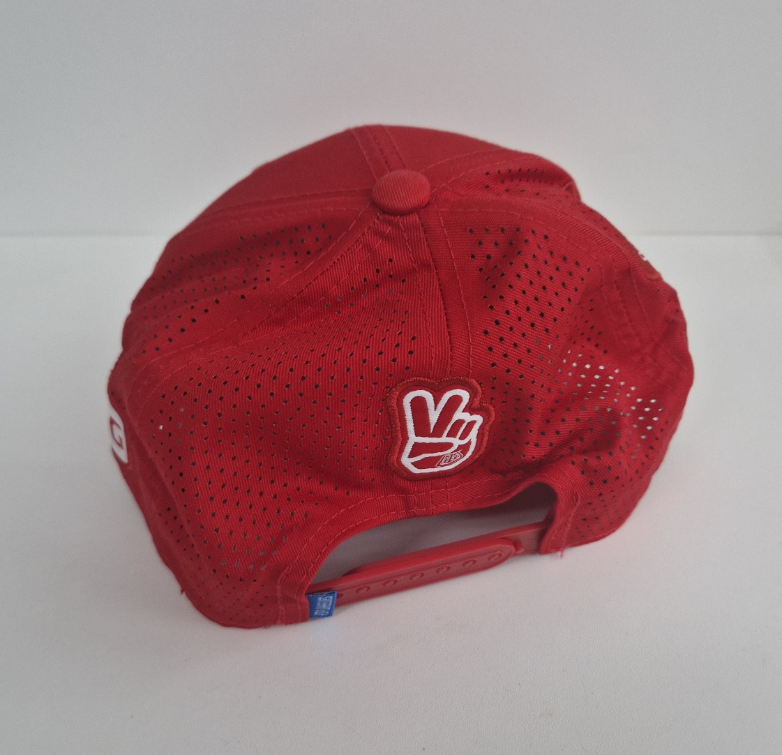TROY LEE DESIGNS Snapback Cap: GasGas Team Curved, rot