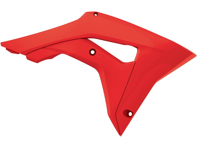 POLISPORT Spoiler (Paar) Kühlerverkleidung für Honda CRF 250 22-24 / 450 21-24, rot