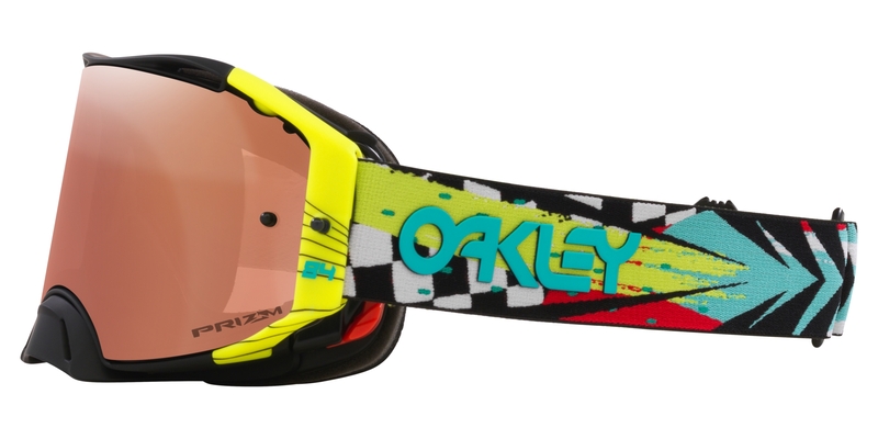 OAKLEY Brille: Airbrake Prizm MX Jeffrey Herlings Signature Series, schwarz/gelb black-iridium