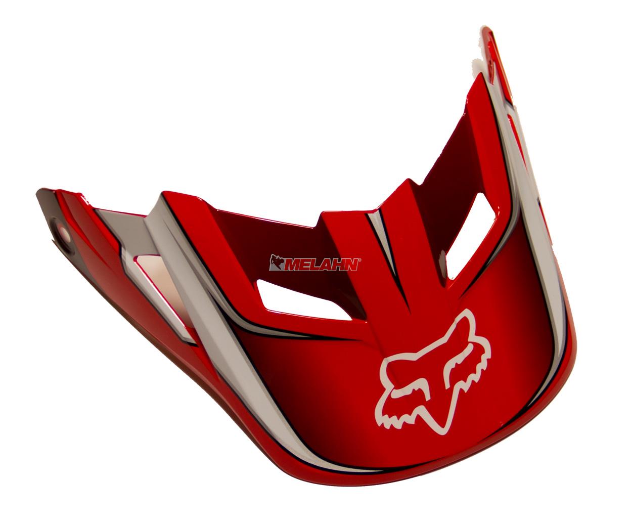 FOX Helmschirm: V1 (ab 2013-2018) Race Visor, blau