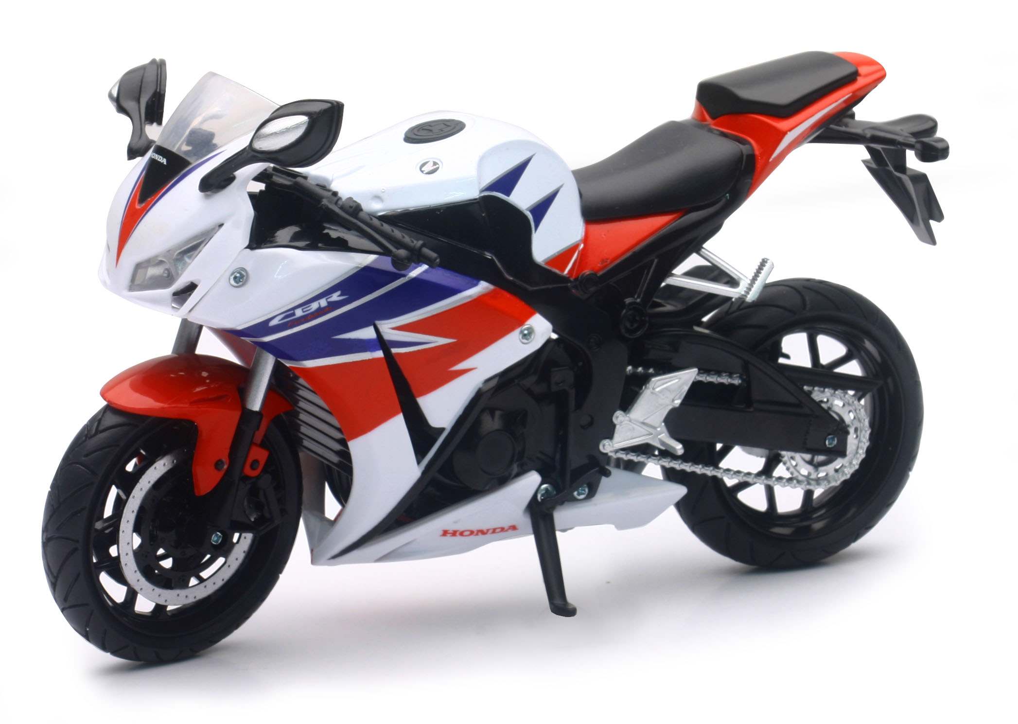 NEW RAY Mini Modell 1:12 Honda CBR 1000 RR 2016 Fireblade, weiß/rot/blau