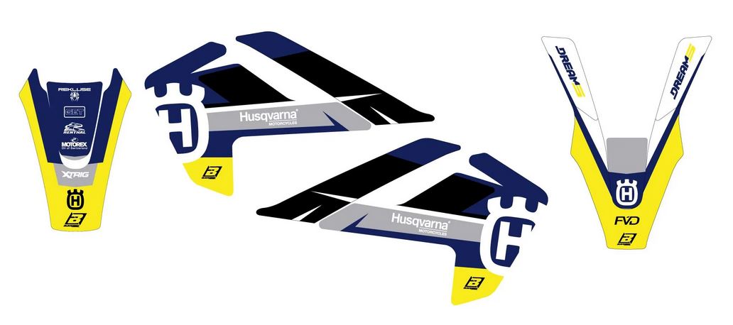 BLACKBIRD Dekor-Kit Dream 5 für Husqvarna TC 85 2025-