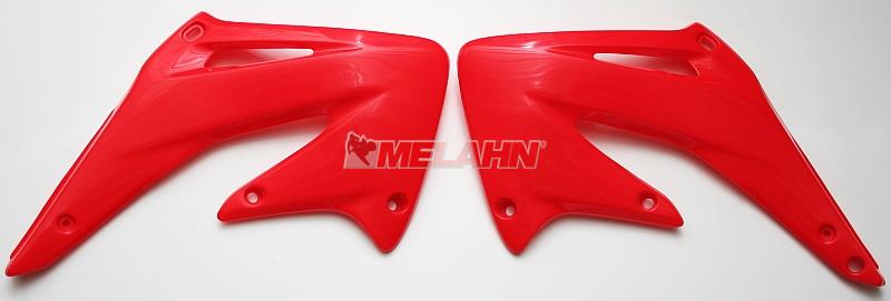 UFO Spoiler (Paar) Kühlerverkleidung für CRF 450 02-04, weiß