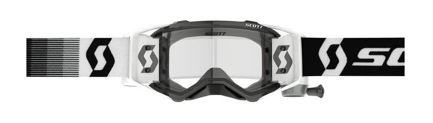 SCOTT Brille: Prospect WFS WORKS-Film-System (50mm), schwarz/weiß, klares Glas