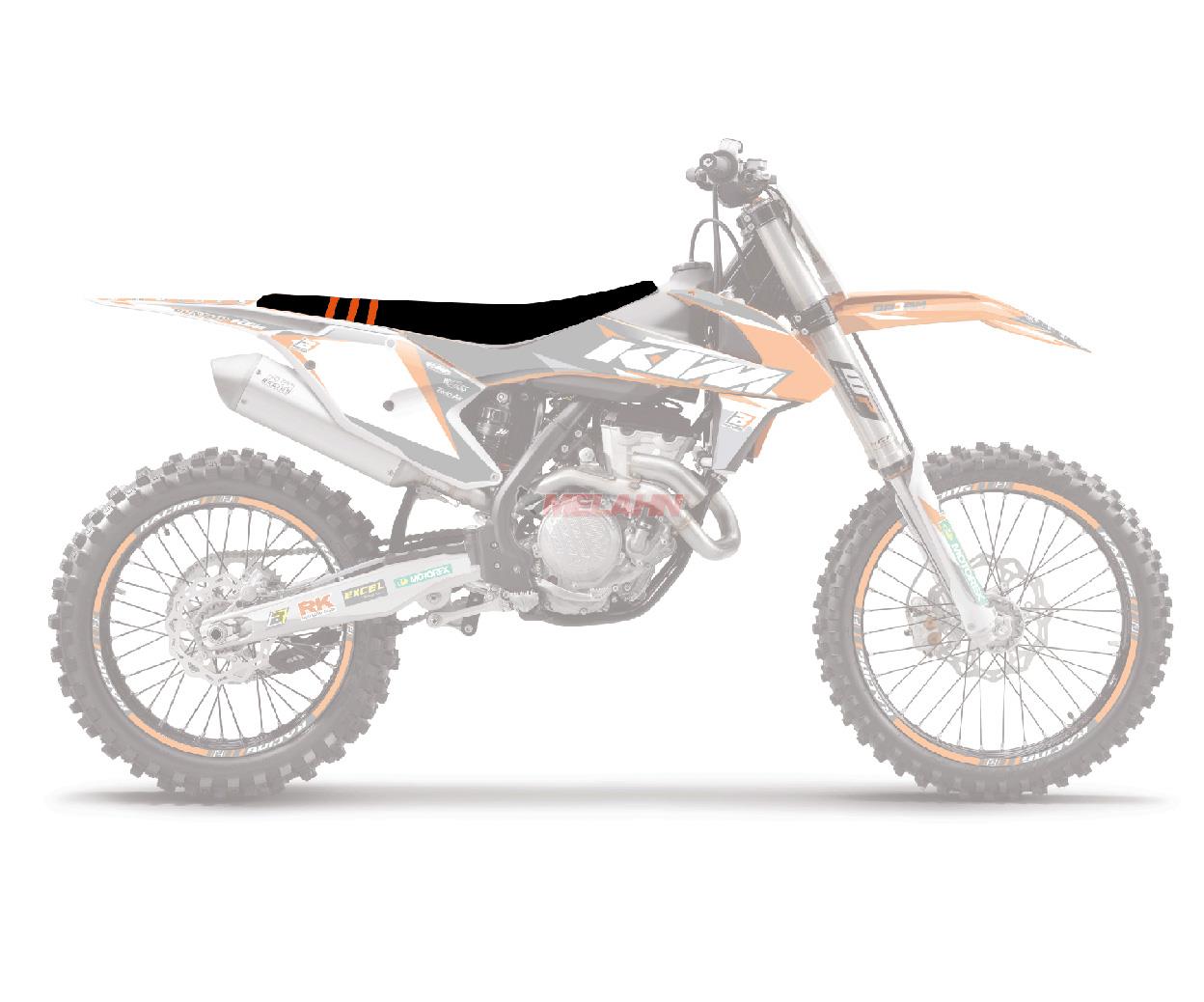 BLACKBIRD Sitzbank für KTM SX/SXF 16-18 / EXC 17-19, standard, schwarz/orange
