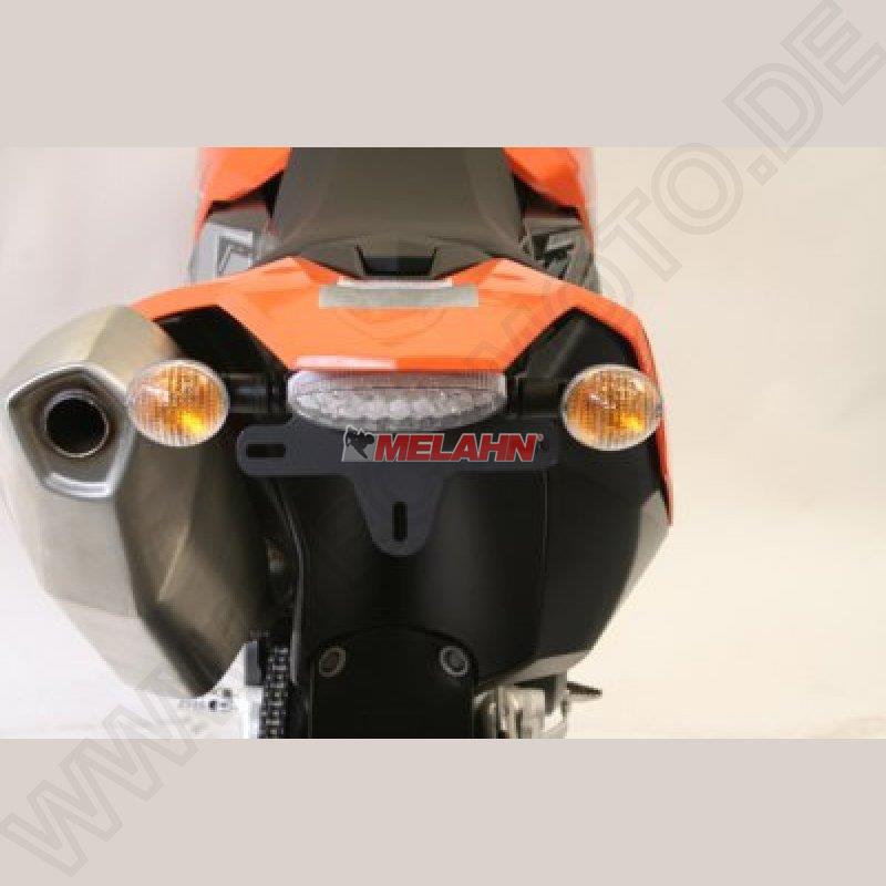 R&G Kennzeichenhalter für KTM 690 SMC-R 2012-2018, getöntes Rücklichtglas