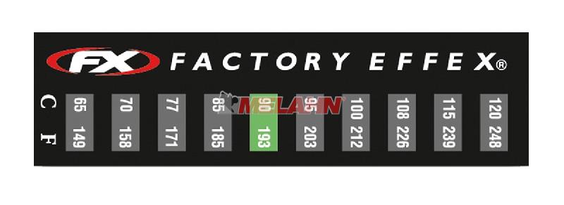 FACTORY EFFEX Temperatur-Aufkleber (3 Stück)
