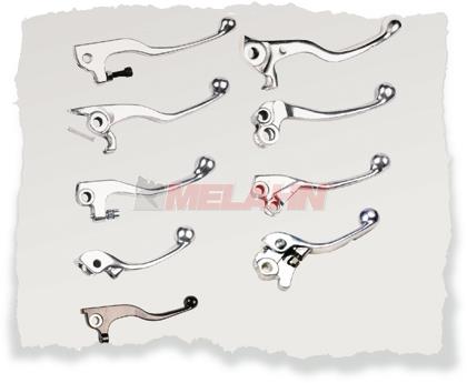 EMGO Bremshebel kpl. mit Anbauteilen (Guss), KX/RM/YZ